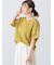 プレーティング袖タックTシャツ