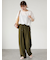 プレーティング袖タックTシャツ