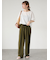 プレーティング袖タックTシャツ