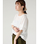 プレーティング袖タックTシャツ
