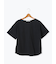 プレーティング袖タックTシャツ