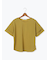 プレーティング袖タックTシャツ
