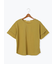 プレーティング袖タックTシャツ