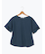 プレーティング袖タックTシャツ