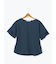 プレーティング袖タックTシャツ