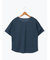 プレーティング袖タックTシャツ