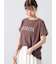 ピグメントロゴプリントTシャツ