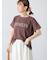 ピグメントロゴプリントTシャツ