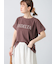 ピグメントロゴプリントTシャツ