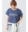 ピグメントロゴプリントTシャツ