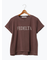 ピグメントロゴプリントTシャツ