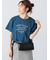 メガネ刺繍Tシャツ