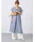 【接触冷感】麻調サックワンピース