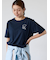 前後エンブロイダリーTシャツ