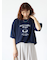 ハンバーガーモチーフプリントTシャツ