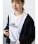 ネックレス刺繍プリントTシャツ