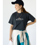 ネックレス刺繍プリントTシャツ
