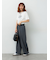 メガネ刺繍プリントTシャツ