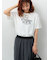 メガネ刺繍プリントTシャツ