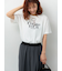 メガネ刺繍プリントTシャツ
