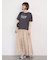 メガネ刺繍プリントTシャツ