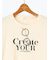 メガネ刺繍プリントTシャツ
