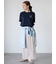 サイドラインジョーゼットナロースカート