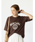 【接触冷感】カレッジ風プリントBIGTシャツ