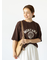 【接触冷感】カレッジ風プリントBIGTシャツ