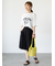 【接触冷感】カレッジ風プリントBIGTシャツ