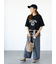 【接触冷感】カレッジ風プリントBIGTシャツ