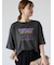 かすれロゴプリントTシャツ