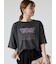 かすれロゴプリントTシャツ