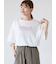 かすれロゴプリントTシャツ