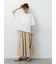 袖フリルトップス