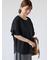 プレーティング袖タックTシャツ