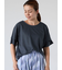 プレーティング袖タックTシャツ