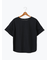 プレーティング袖タックTシャツ