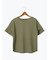 プレーティング袖タックTシャツ