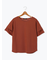 プレーティング袖タックTシャツ