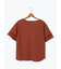 プレーティング袖タックTシャツ