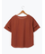 プレーティング袖タックTシャツ