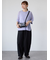 メッシュ編みハーフスリーブニット
