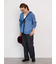 インディゴシアーシャツ《2025autumn catalog item》
