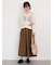 メッシュ編みVネックカーディガン
