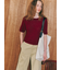 ラグラン半袖プルオーバーニット《2025autumn catalog item》