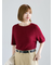 ラグラン半袖プルオーバーニット《2025autumn catalog item》