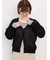 麻タッチVネックカーディガン