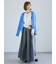 麻タッチVネックカーディガン