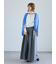 麻タッチVネックカーディガン